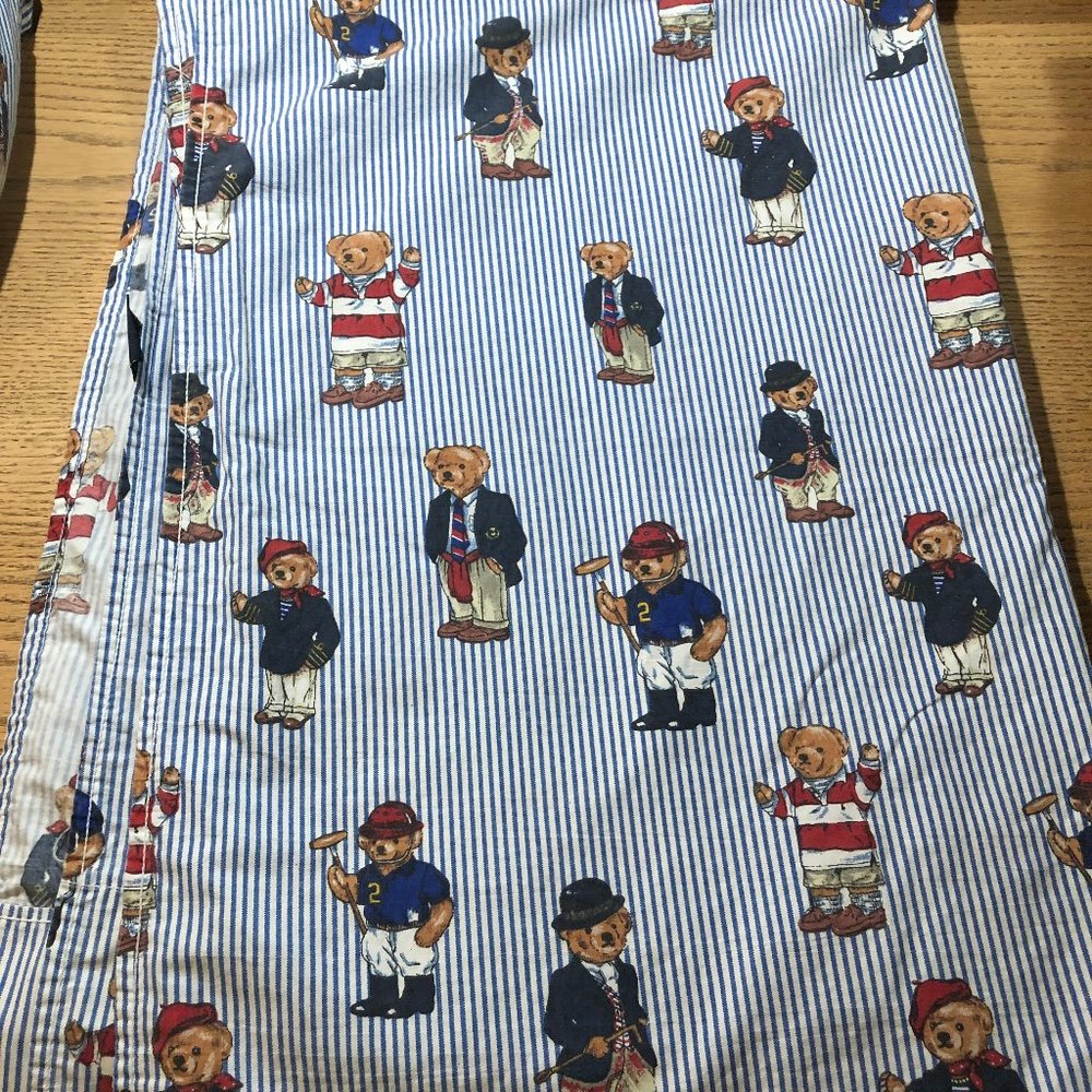 Vintage Ralph Lauren Polo Teddy Bear Twin Set